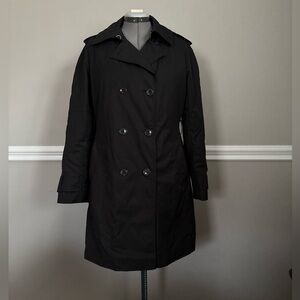 Kate Spade | New York | Black Tailored Quilted Lined Coat